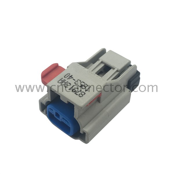 2 pin way auto sealed plastic electrical wire clip connector 54200207