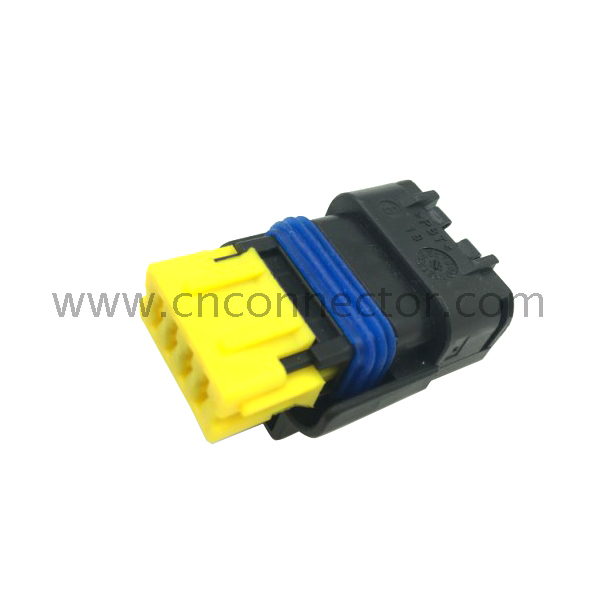 (211PC042S4021) 4 pin yellow waterproof female connector, plastic 1.5 series electrical wire auto connectors