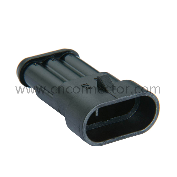 3 pin male electric connectors and sealed waterproof auto plug 2821051