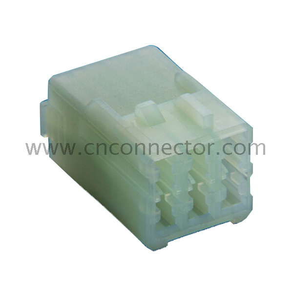 6 pin auto electrical connector housing 6242-5061