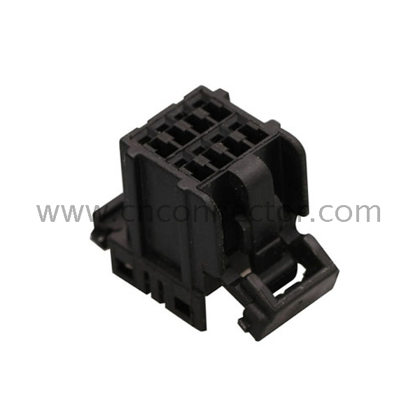 8 Pin female black plastic wire harness electrical housing connector 174044-2