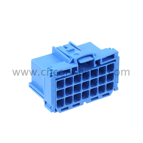 6-968975-1 female blue 21 way automotive wire connectors - YUEQING ...